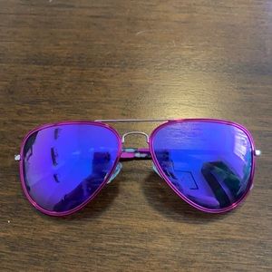 Blenders Purple Polarized Sunglasses worn once